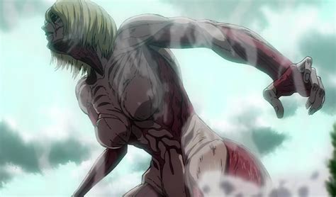 female colossal titan|female titan first appearance.